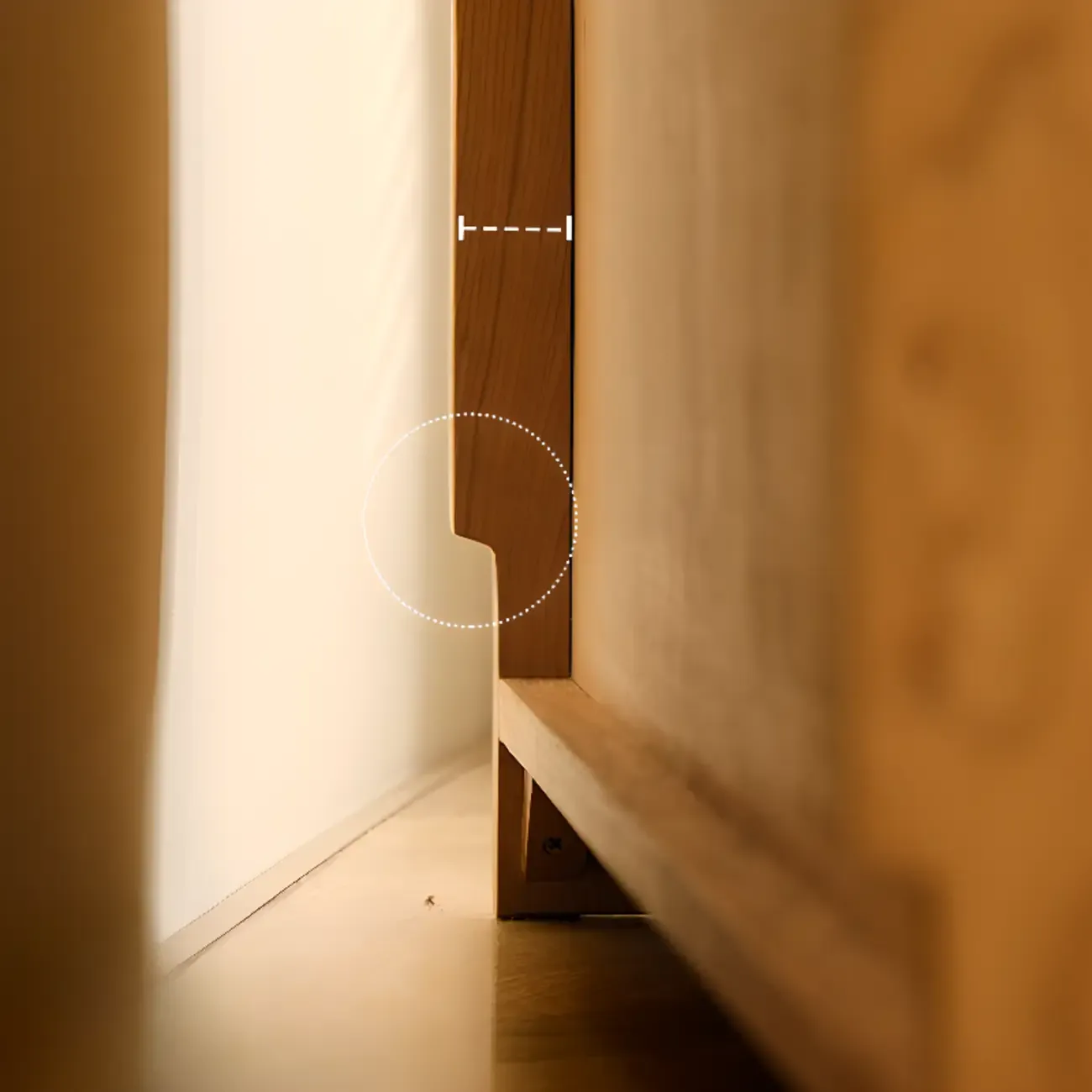 Classic Wooden Display Cabinet with Glass Doors for Living Room Image - 12