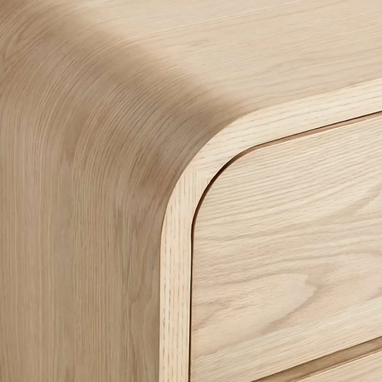 Modern Wood Dresser Natural Finish Elegant Style Image - 6