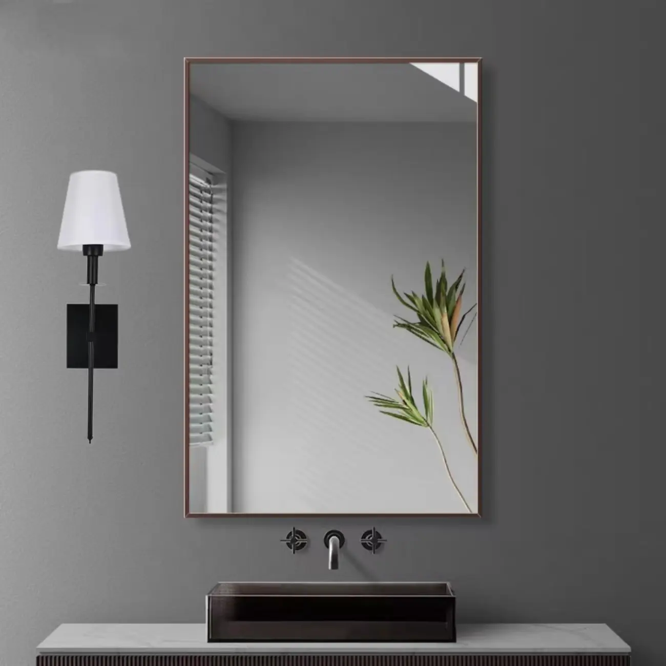 Modern White	Fabric Cylinder Wall Sconce with Medium Size Image - 1 | homeyfad