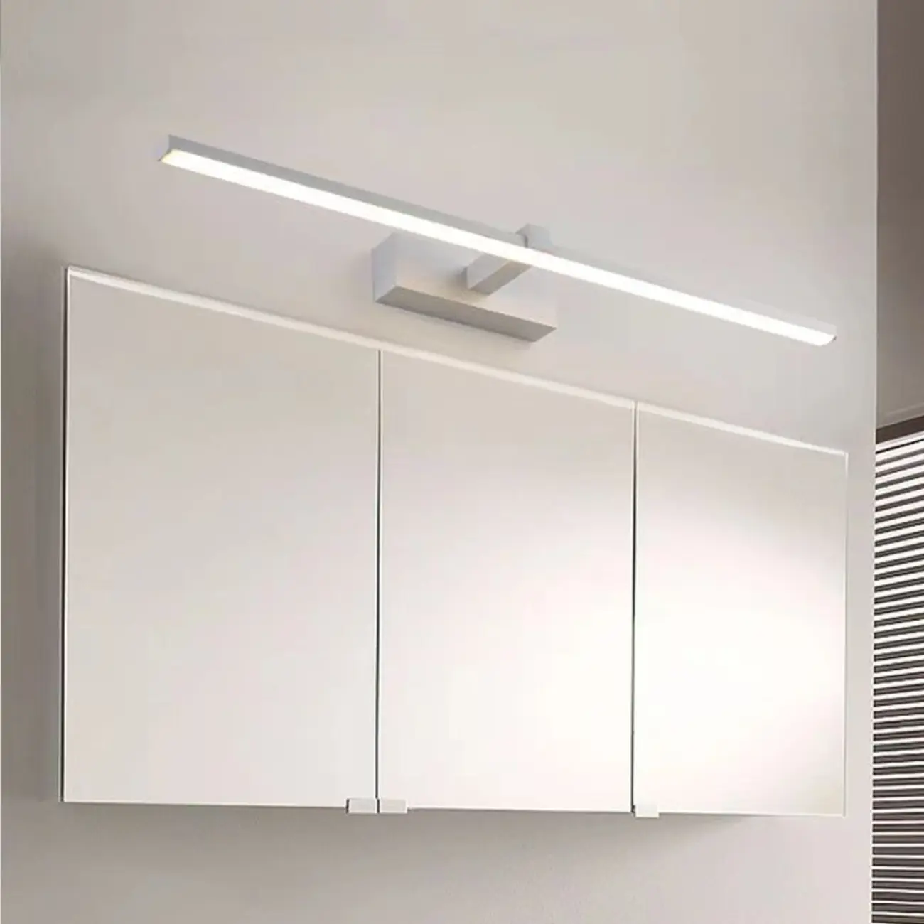 Modern Linear Bathroom Vanity Light with Dimmable Design Image - 3 | homeyfad