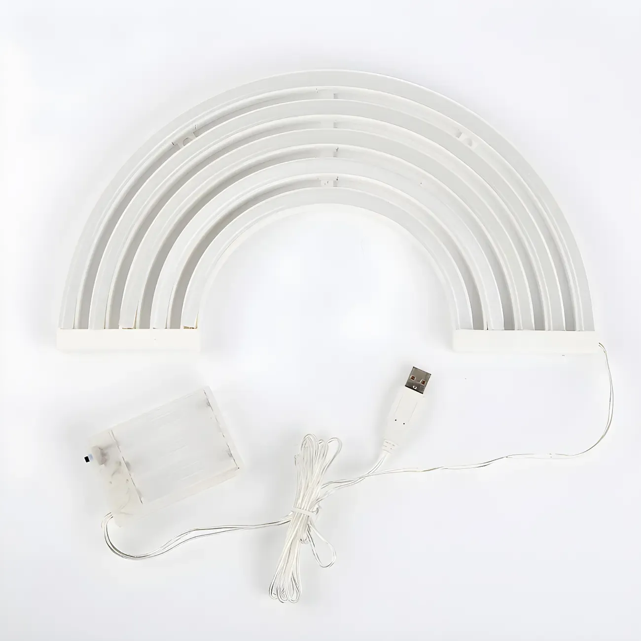 Colorful Rainbow LED Night Light with USB Plug for Bedroom Decor Image - 3