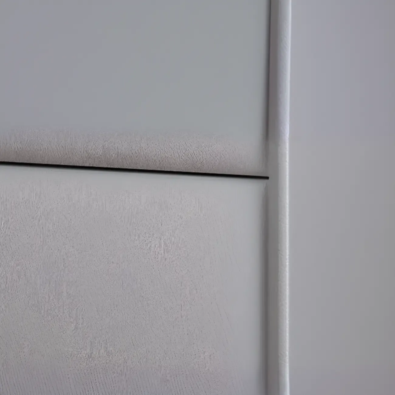 Modern Gray Bedside Table with Stone Countertop 3 Drawers Image - 13