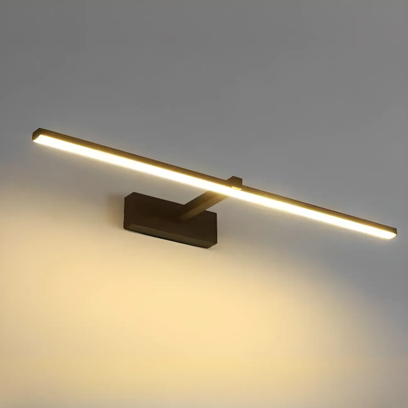 Modern Linear Bathroom Vanity Light with Dimmable Design Image - 8