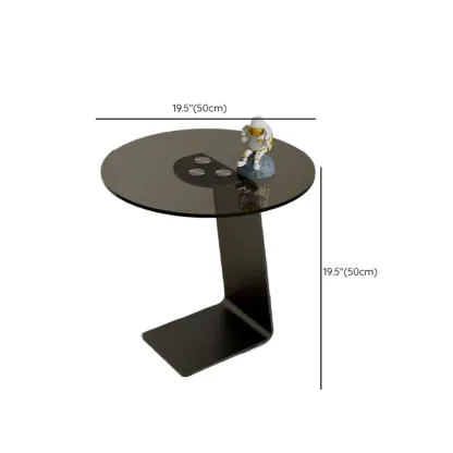 Marble Round Nesting Coffee Table Set with Modern Design   #size