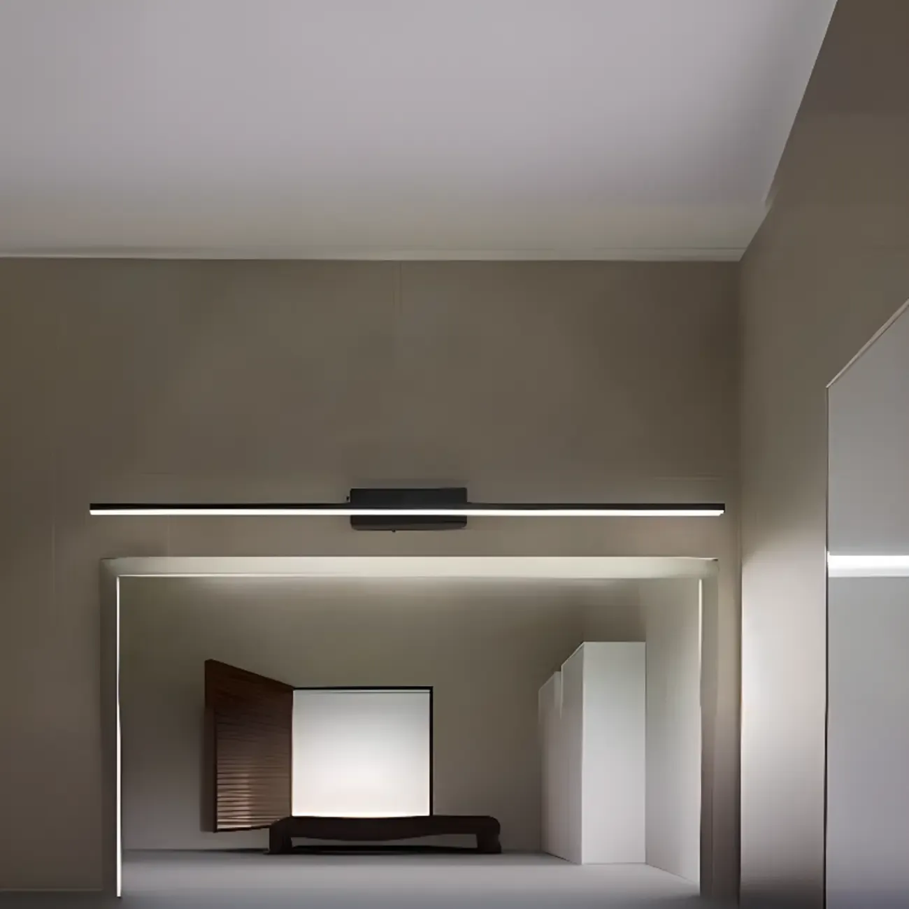 Modern Linear Bathroom Vanity Light with Dimmable Design Image - 11