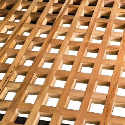 Modern Rattan WeavingOutdoor Sofa with Wood Base Image - 8