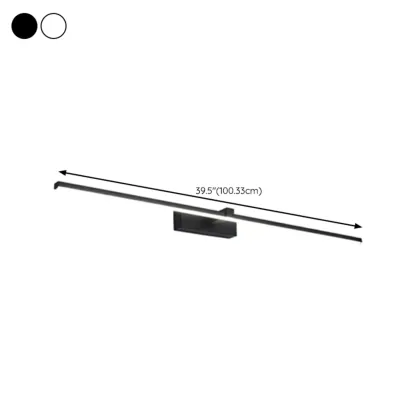 Modern Linear Bathroom Vanity Light with Dimmable Design #size