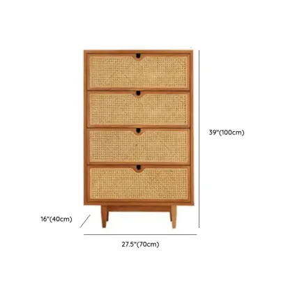 Modern Wood Console Dresser Natural Finish #size