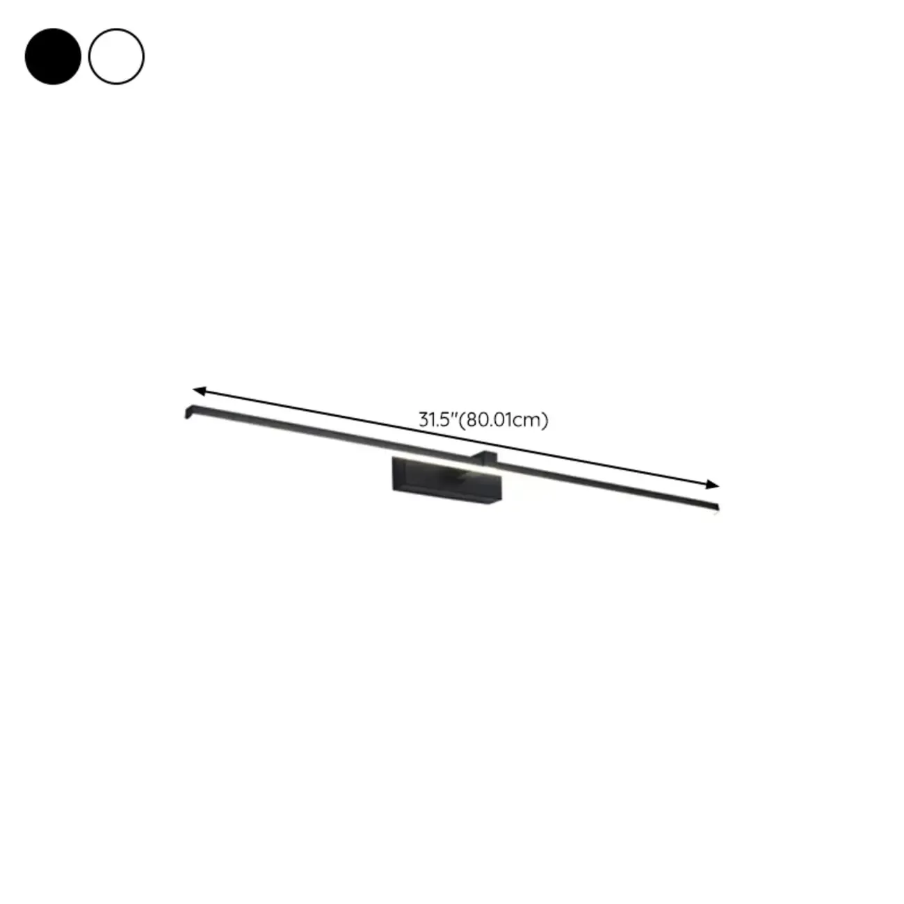 Modern Linear Bathroom Vanity Light with Dimmable Design Image - 13