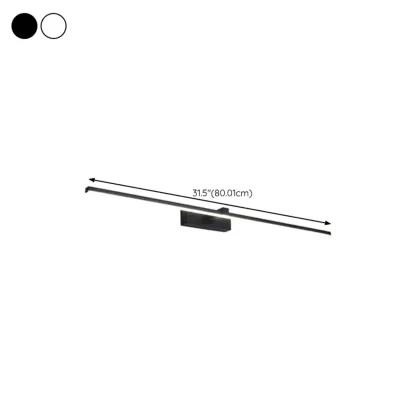 Modern Linear Bathroom Vanity Light with Dimmable Design Image - 13
