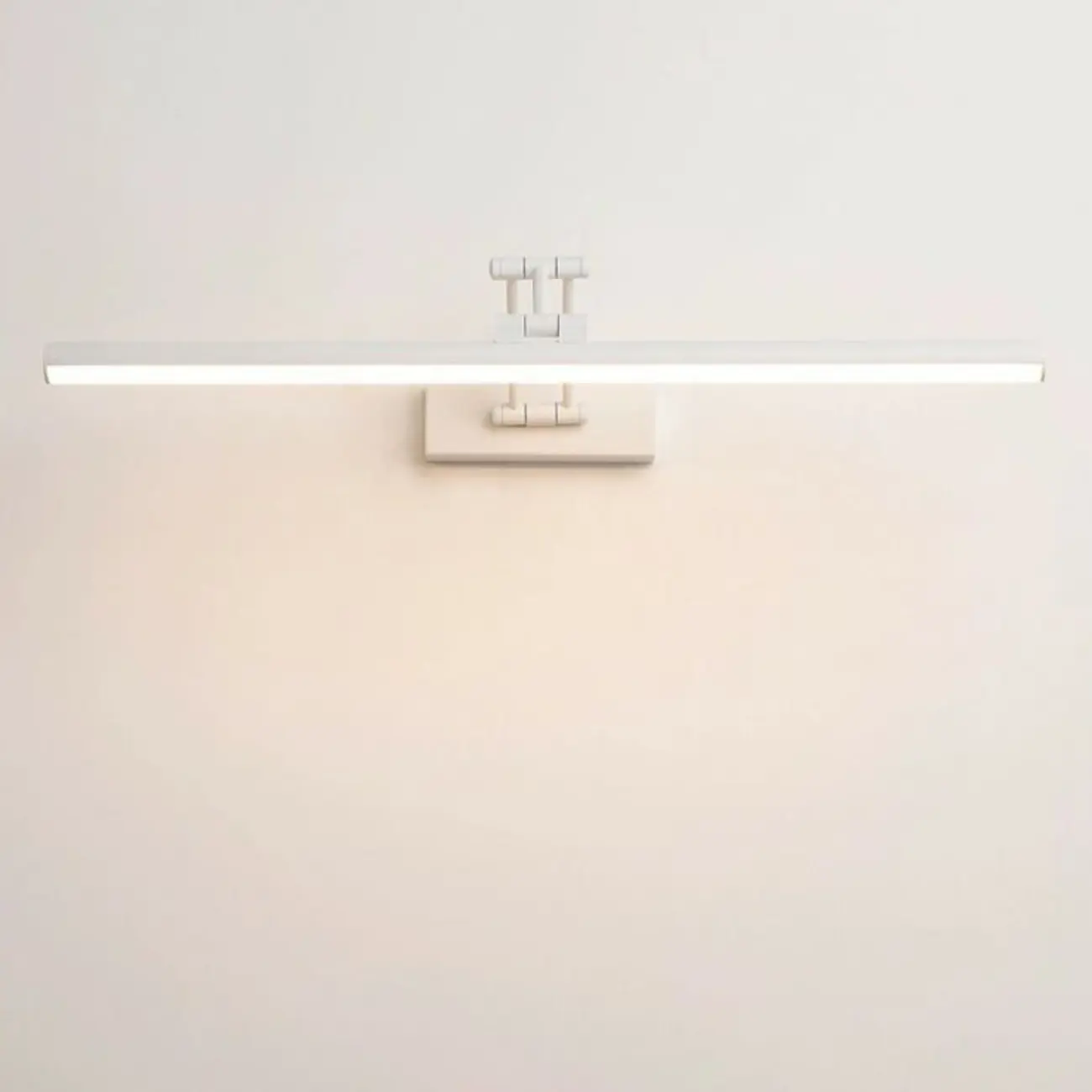 Modern White Aluminum LED Vanity Light with Swing Arm for Makeup Mirror Image - 5 | homeyfad