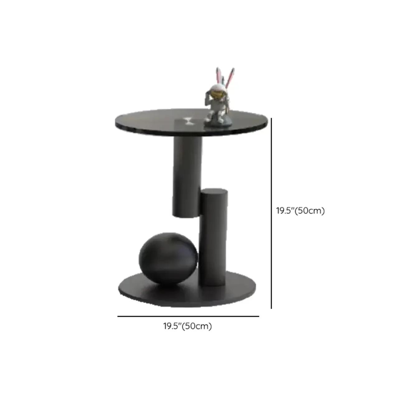 Marble Round Nesting Coffee Table Set with Modern Design   Image - 18
