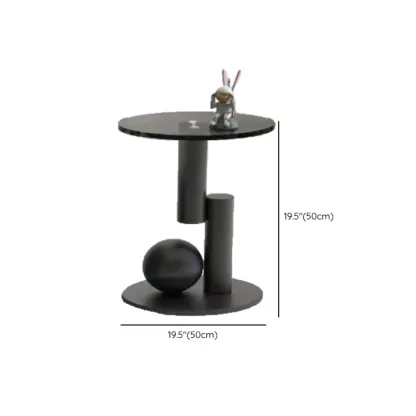 Marble Round Nesting Coffee Table Set with Modern Design   Image - 18