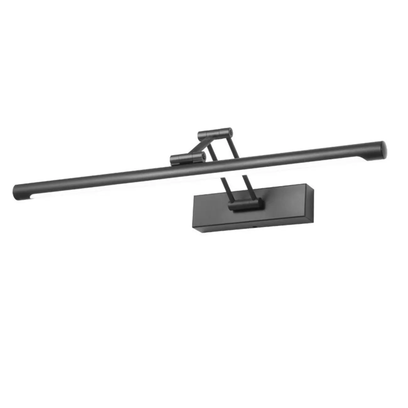 Modern White Aluminum LED Vanity Light with Swing Arm for Makeup Mirror Image - 6 | homeyfad