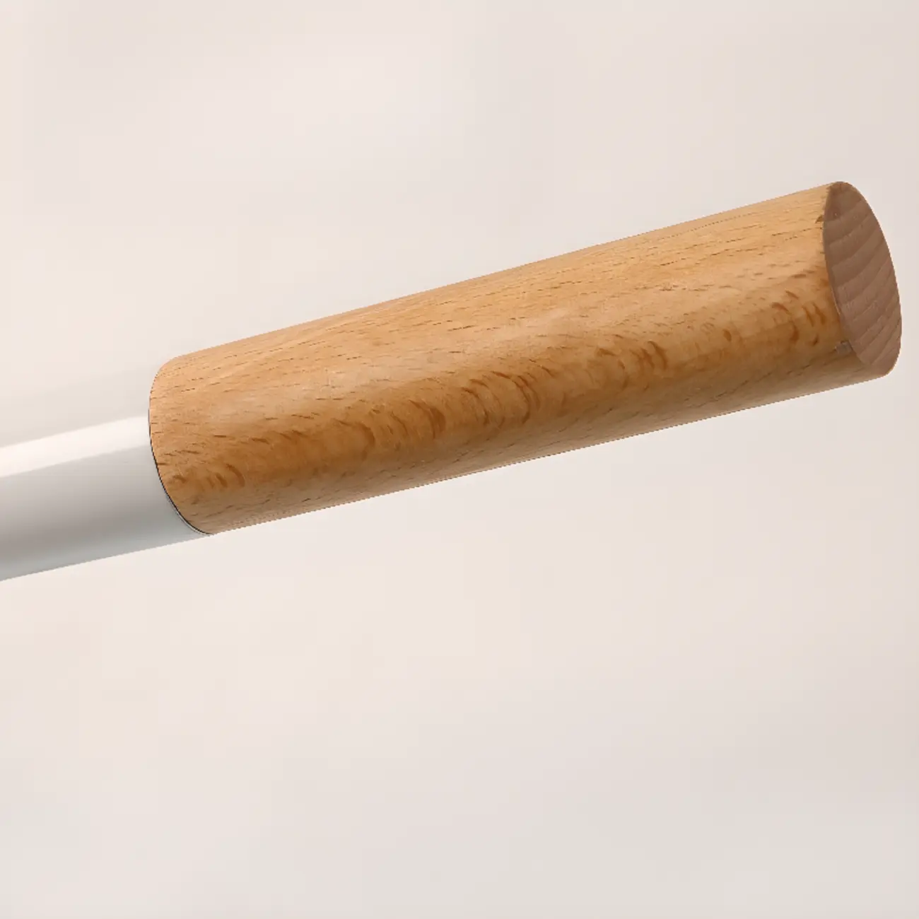 Modern White LED Bathroom Vanity Light with Wood Accent Image - 9 | homeyfad