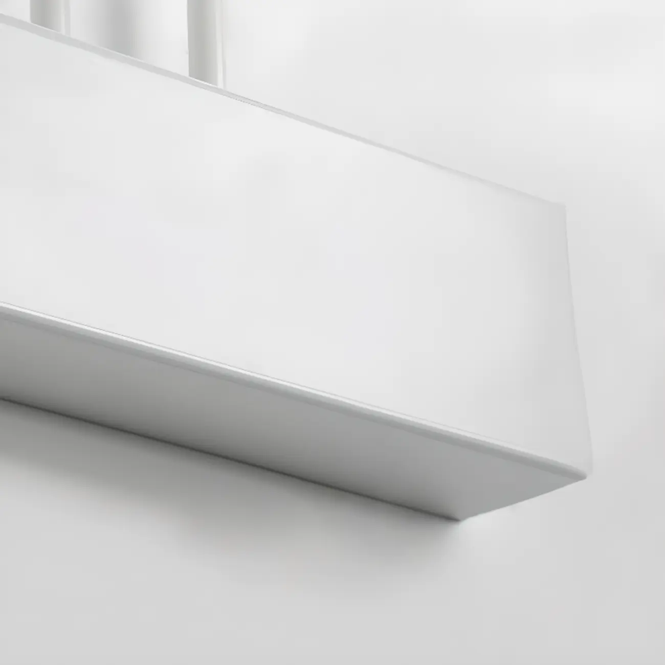 Modern White LED Bathroom Vanity Light with Wood Accent Image - 10 | homeyfad