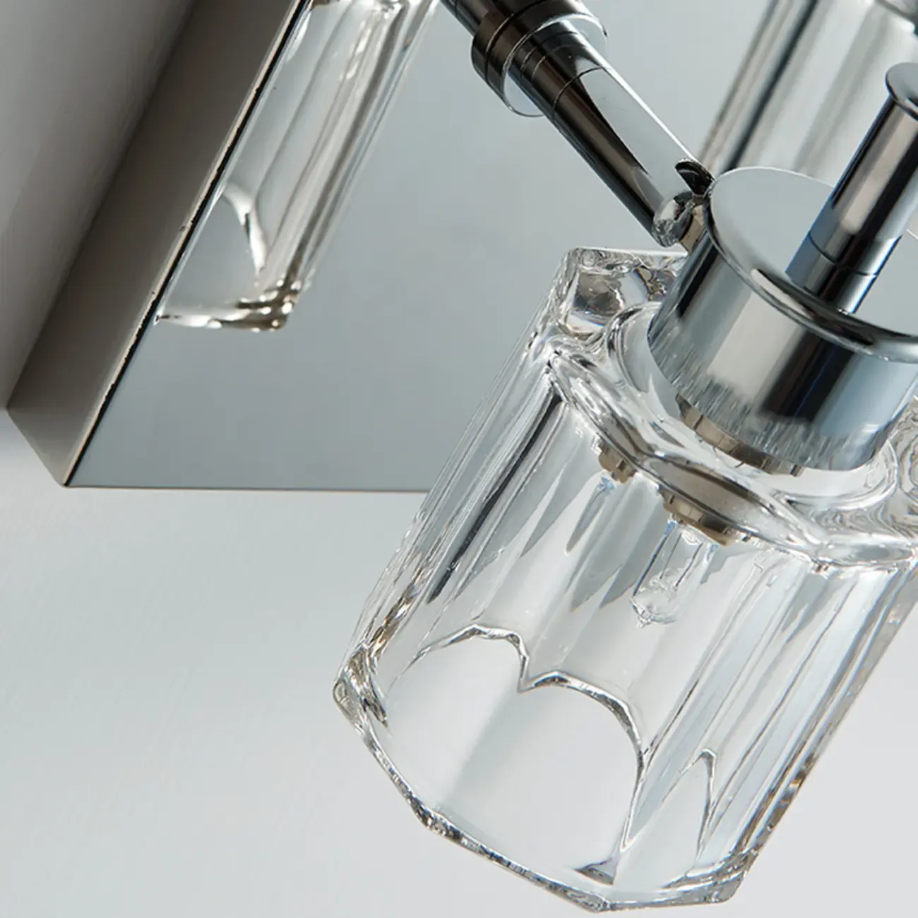 4 Bulb Vintage Bath Vanity Light with Brushed Nickel Shade Image - 10