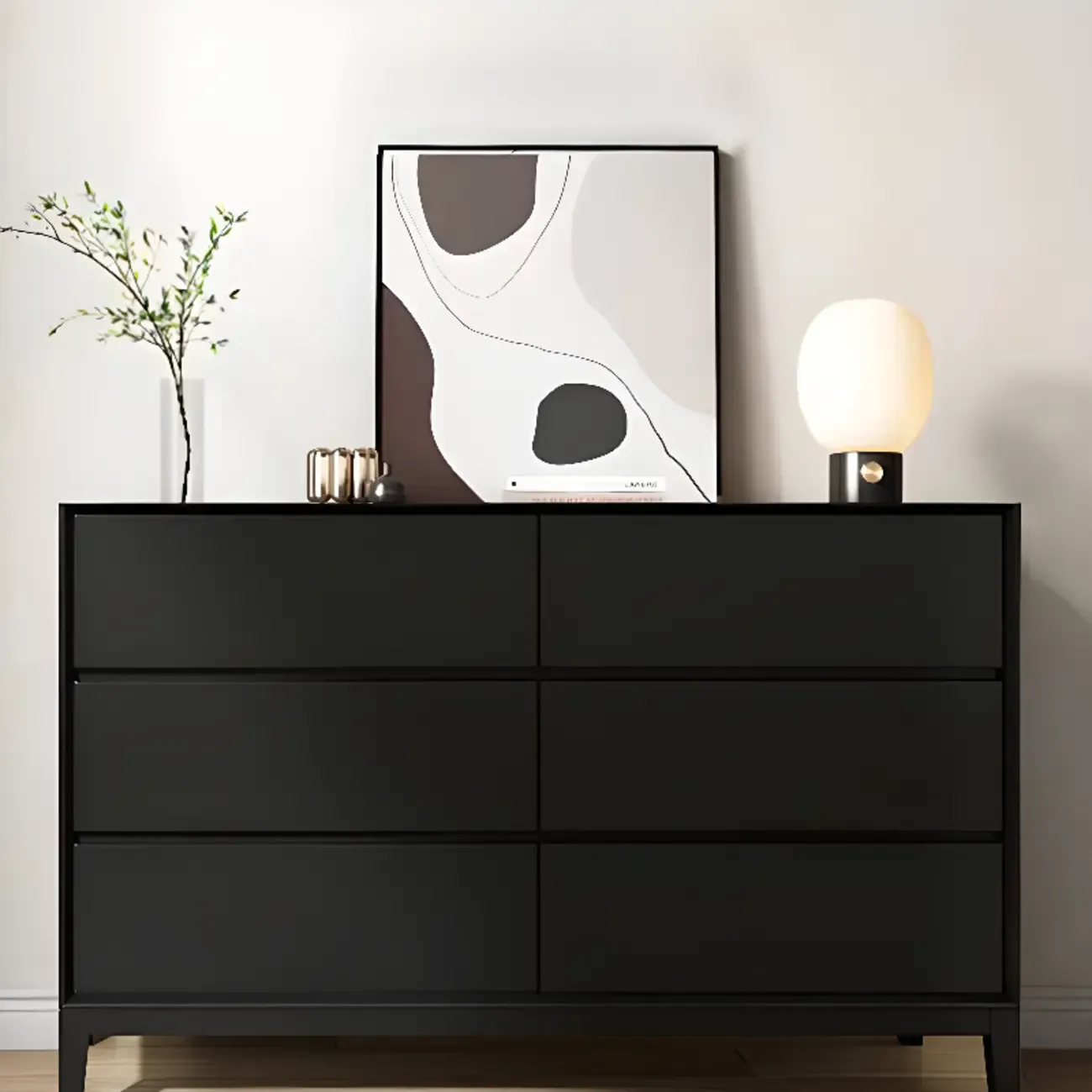 Dressers Wood Black Modern Style For The Parlor Image - 1