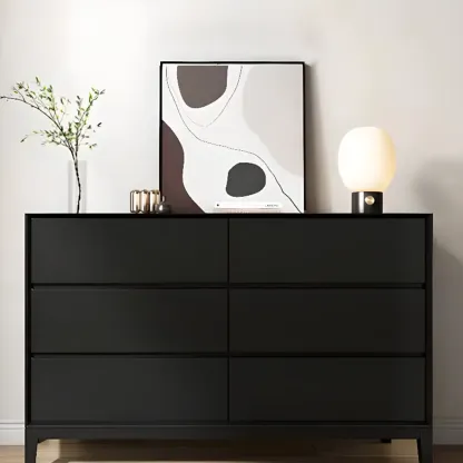 Dressers Wood Black Modern Style For The Parlor Image - 1