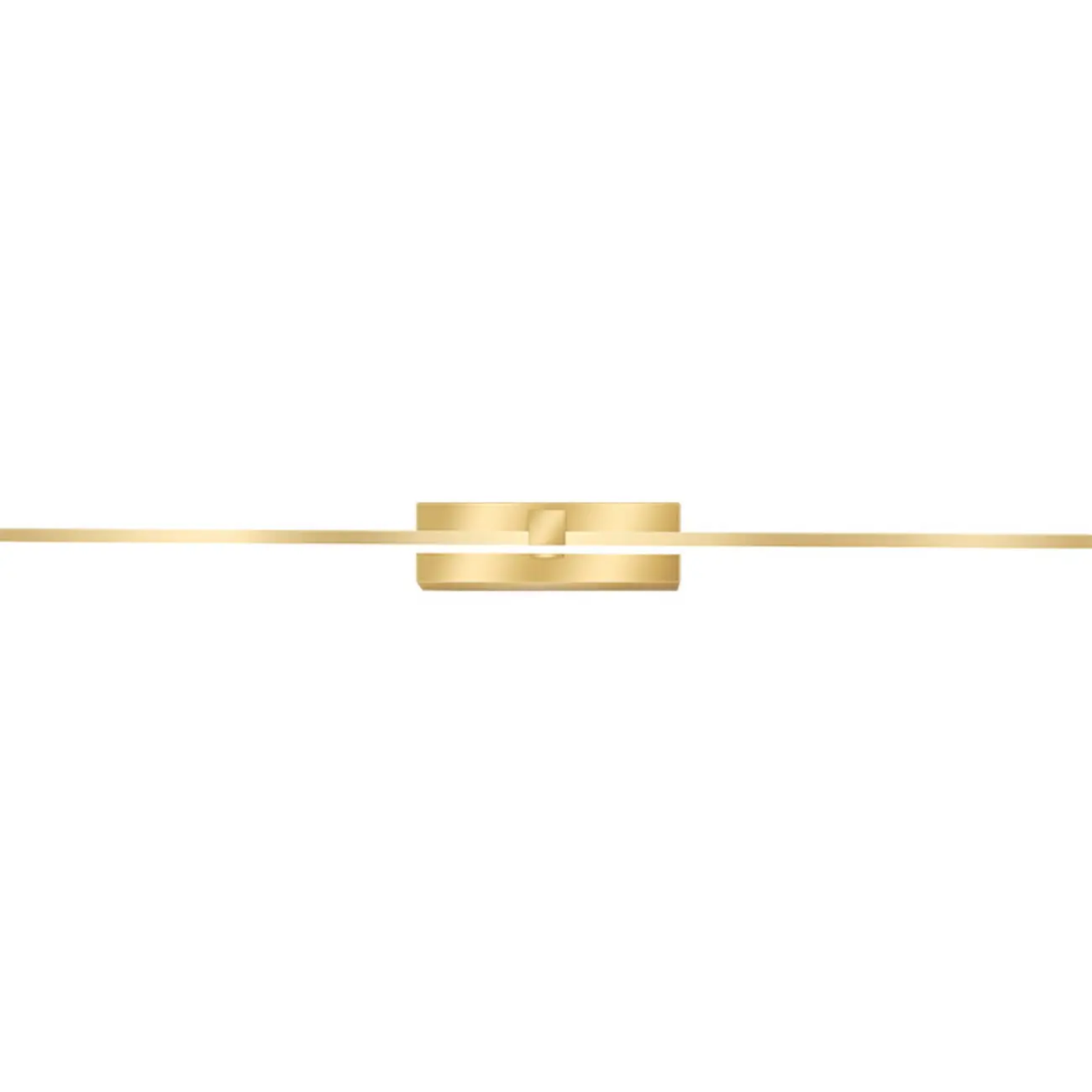 1-Light Linear Golden LED Vanity Light for Bathroom Decor Image - 5 | homeyfad