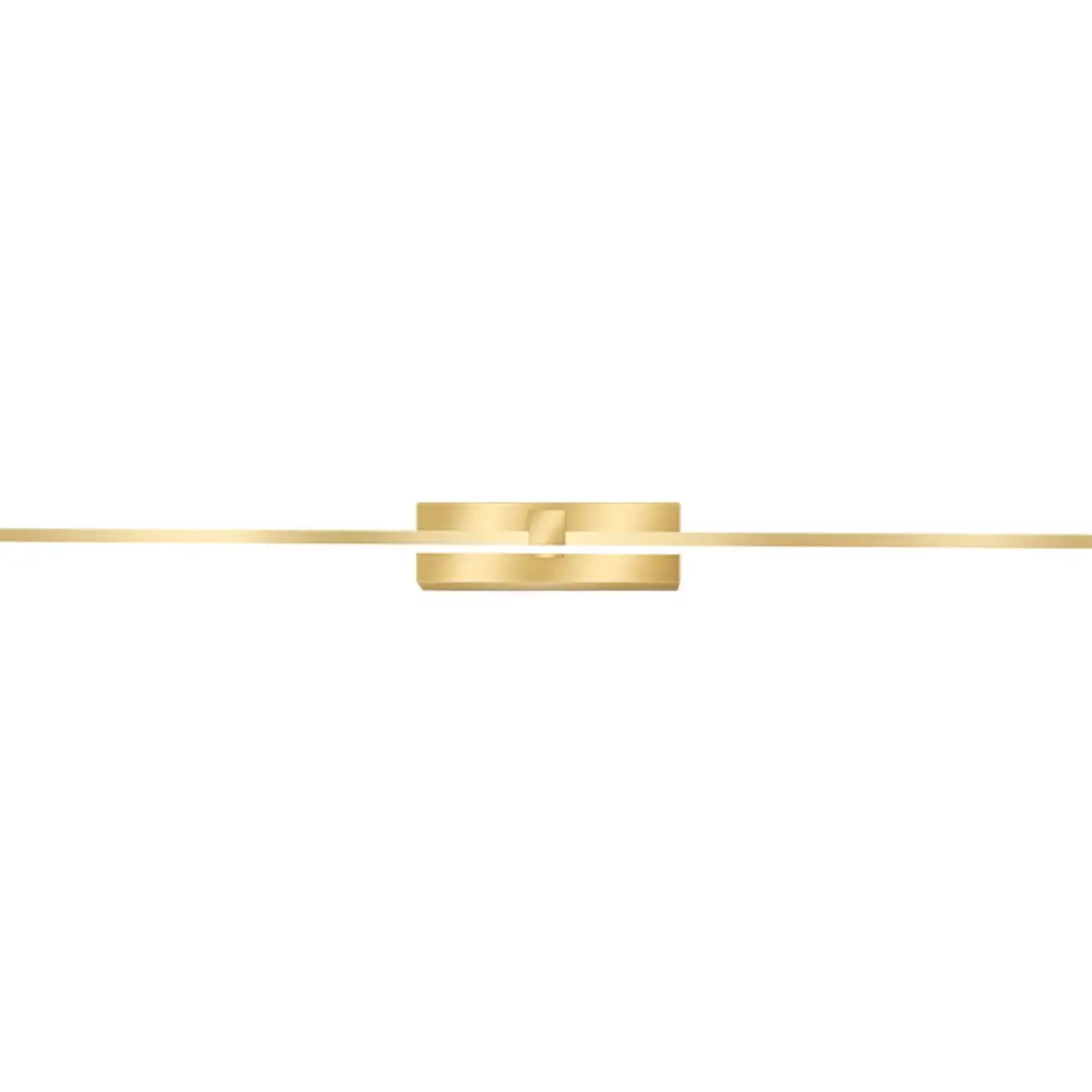 1-Light Linear Golden LED Vanity Light for Bathroom Decor Image - 5