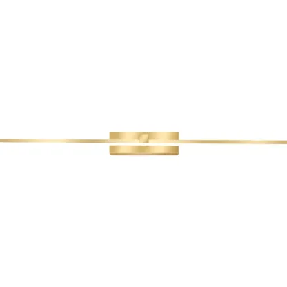 1-Light Linear Golden LED Vanity Light for Bathroom Decor Image - 5