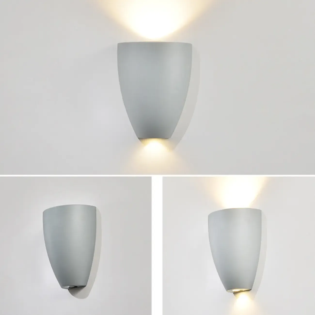 Modern Black Wall-Mounted LED Vanity Light for Bathroom Image - 16