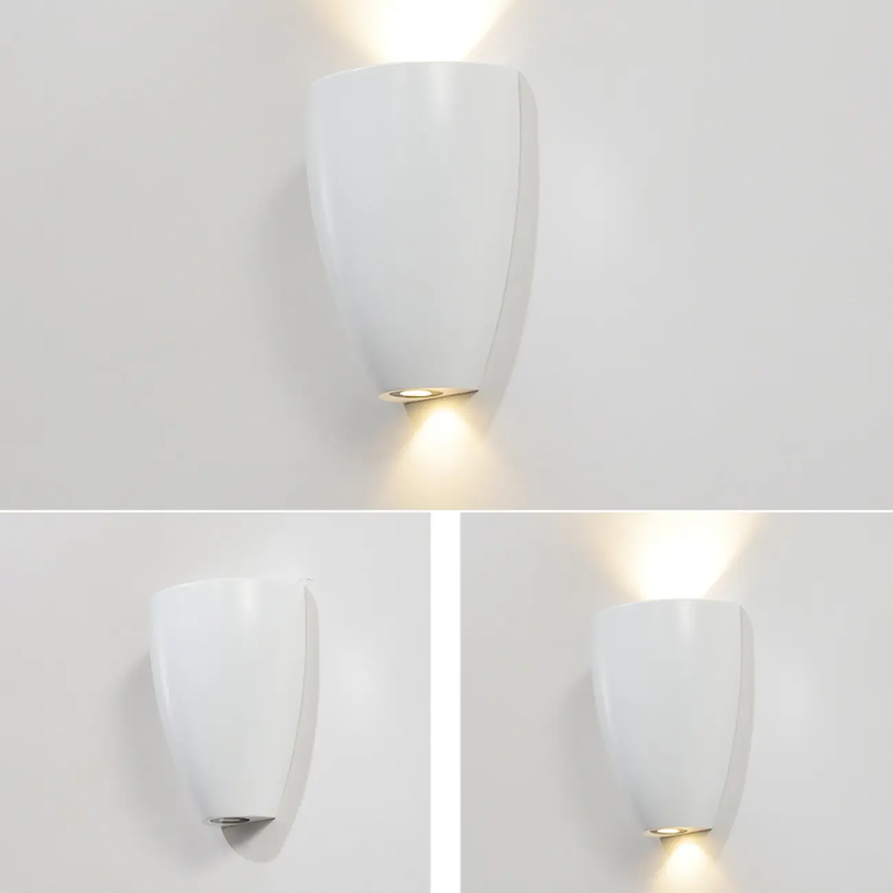 Modern Black Wall-Mounted LED Vanity Light for Bathroom Image - 17 | homeyfad