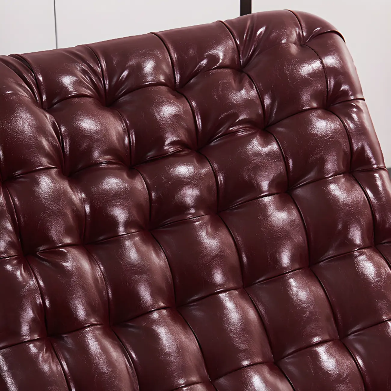 Modern Upholstered Ergonomic Rocking Chair with Ottoman Image - 15 | homeyfad