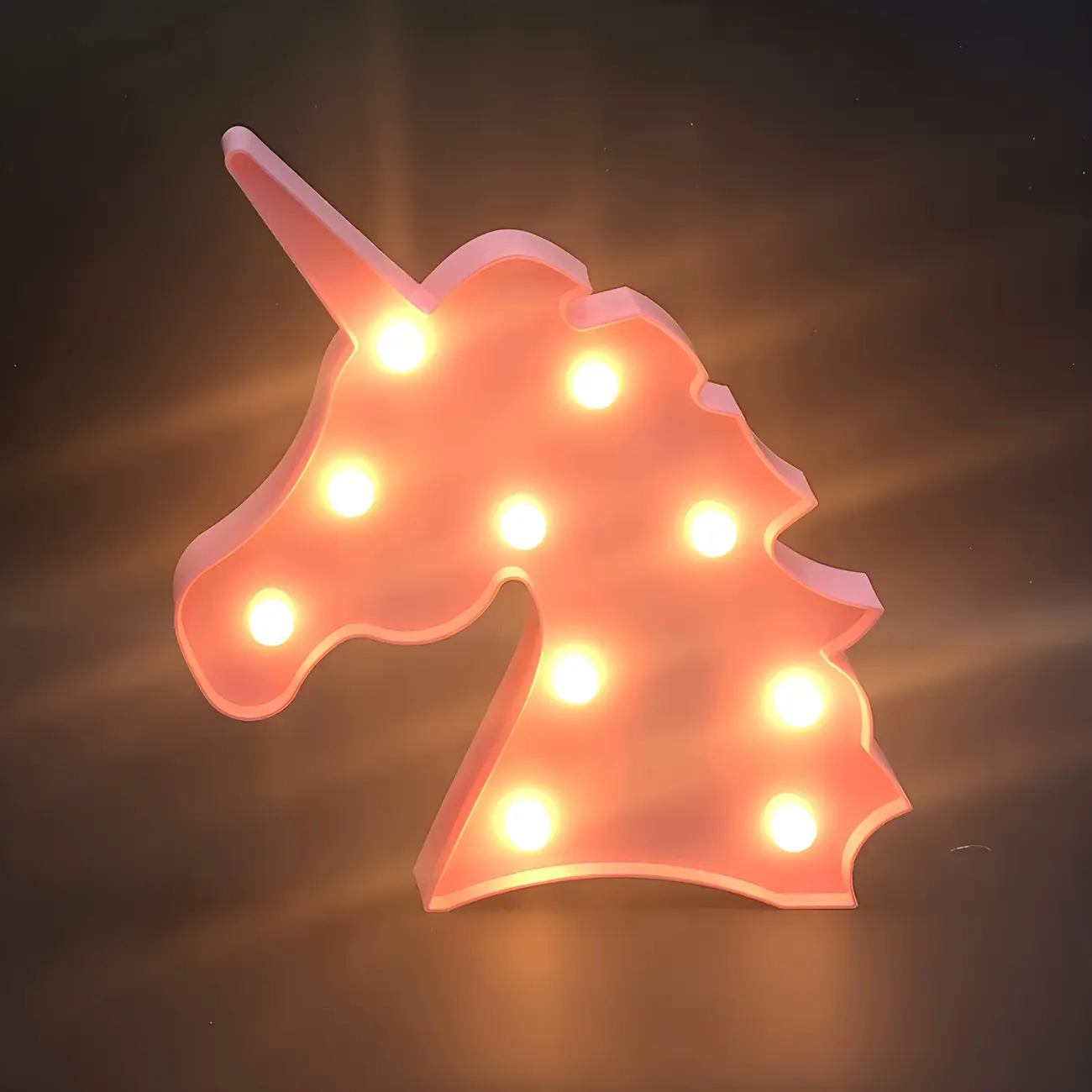 Kids Pink Unicorn Dimmable LED Night Light for Bedroom Decor Image - 1 | homeyfad