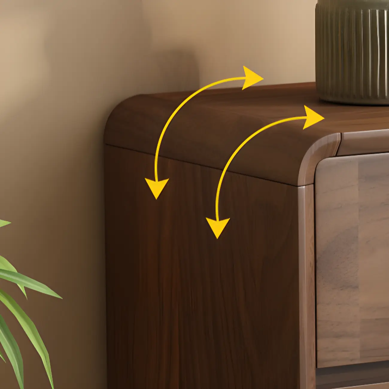 Modern Wood Dresser in Brown with 9 Drawer Storage Image - 15 | homeyfad