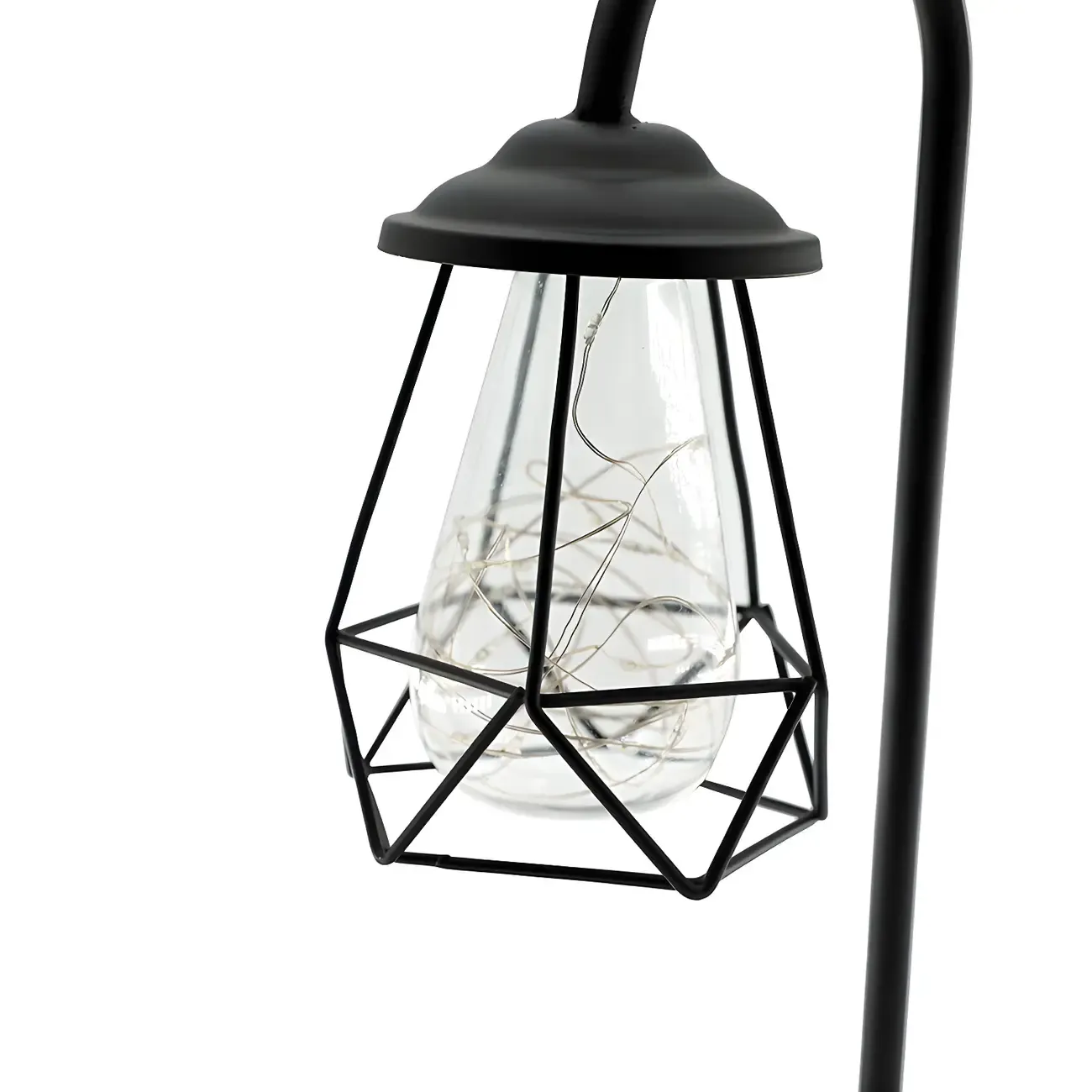 Black Metal copper bulb LED Night Light for desk Image - 3