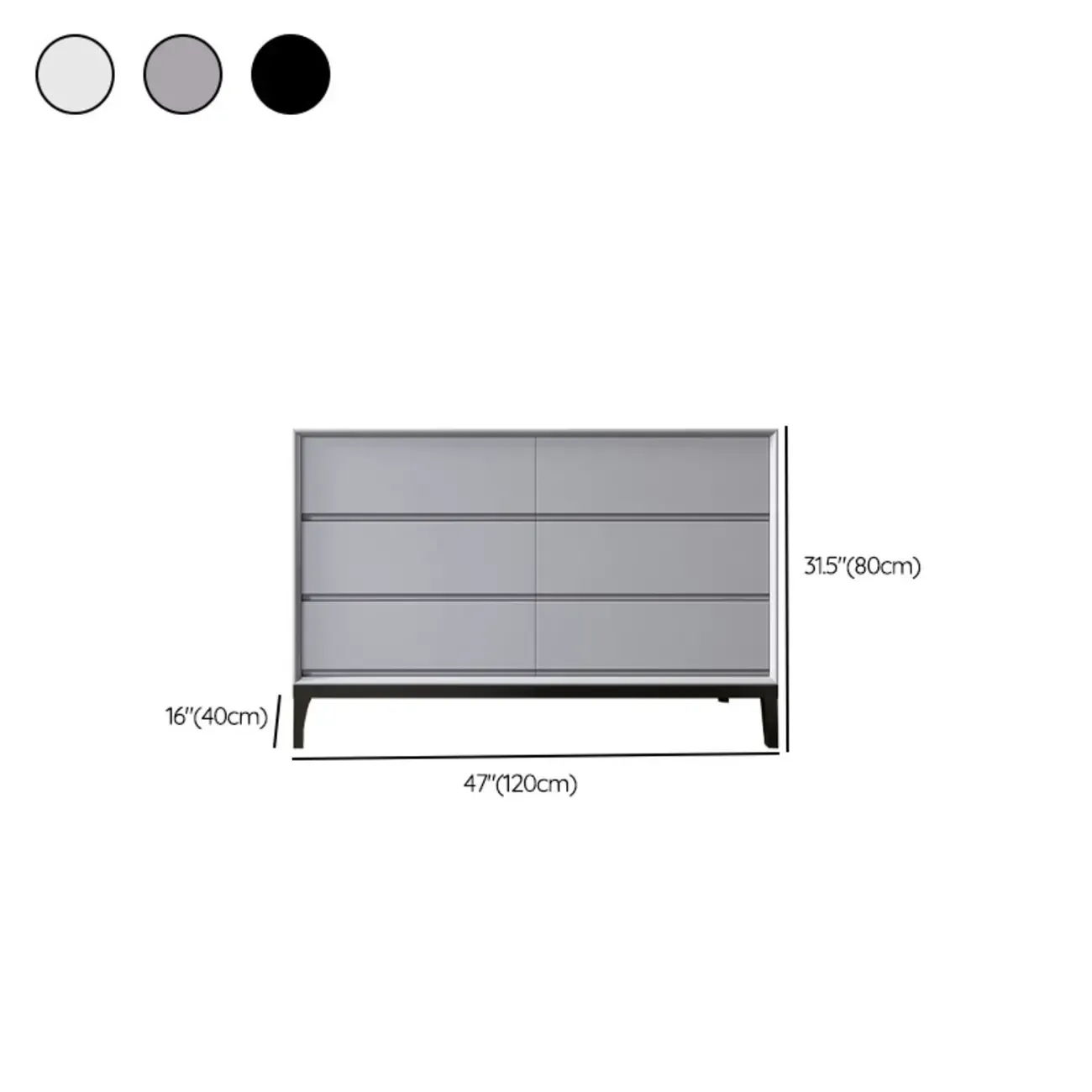 Dressers Wood Black Modern Style For The Parlor Image - 17