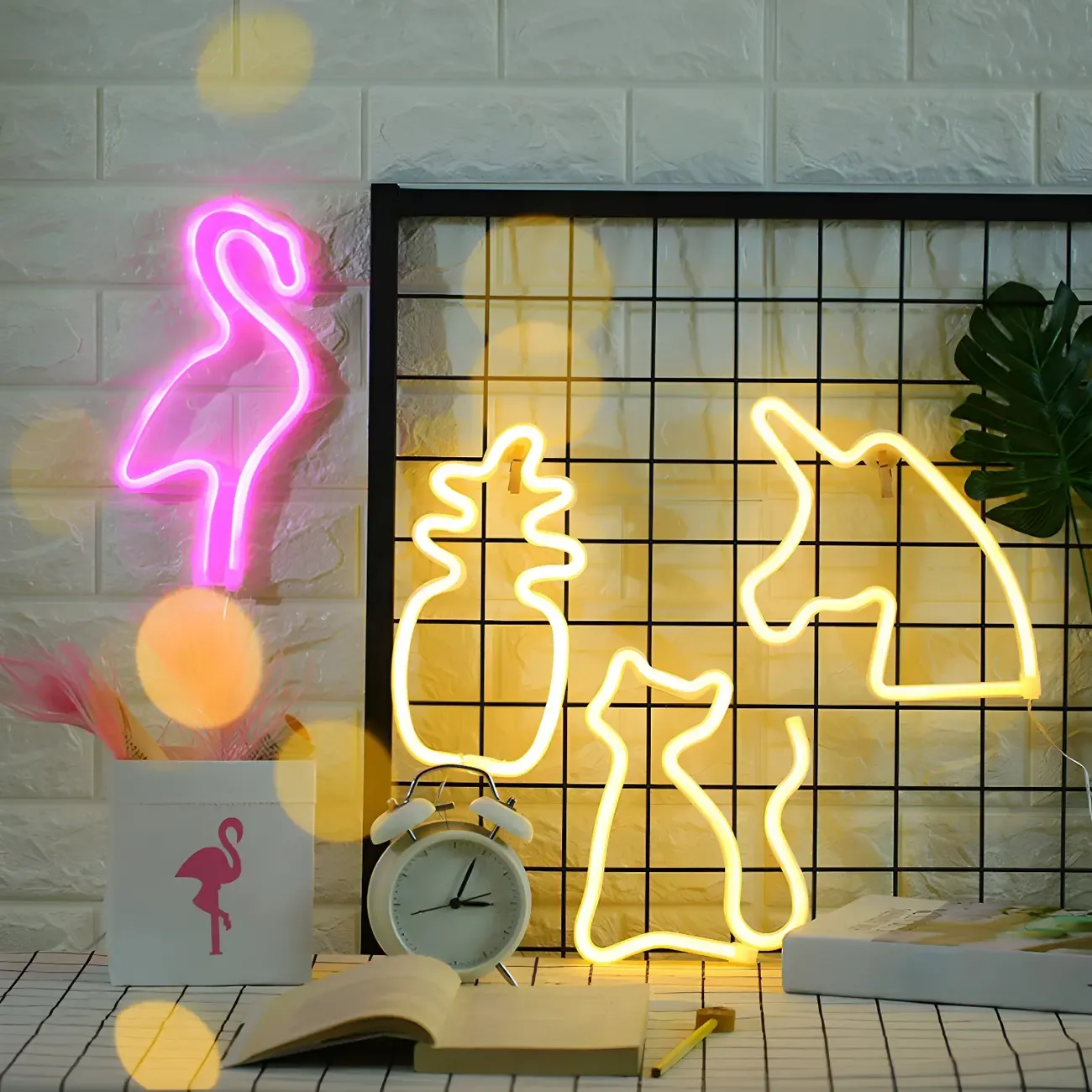 Kids Unicorn LED Linear Night Light for Desk and Wall Decor Image - 2