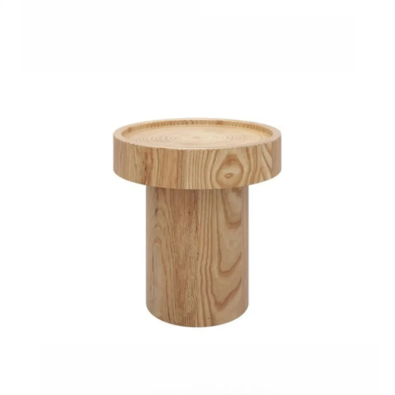 Modern Solid Wooden Black Coffee Table with Unique Design Image - 5