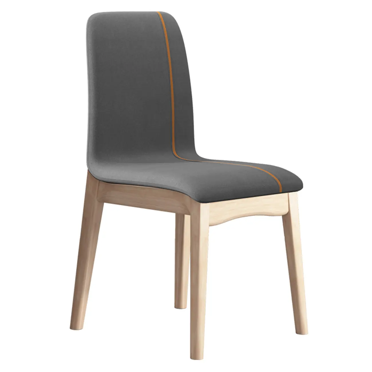 Upholstered Dining Chair Armless Solid Back with Multi Color Image - 2 | homeyfad