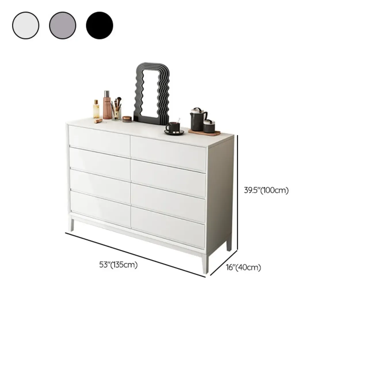 Dressers Wood Black Modern Style For The Parlor Image - 22