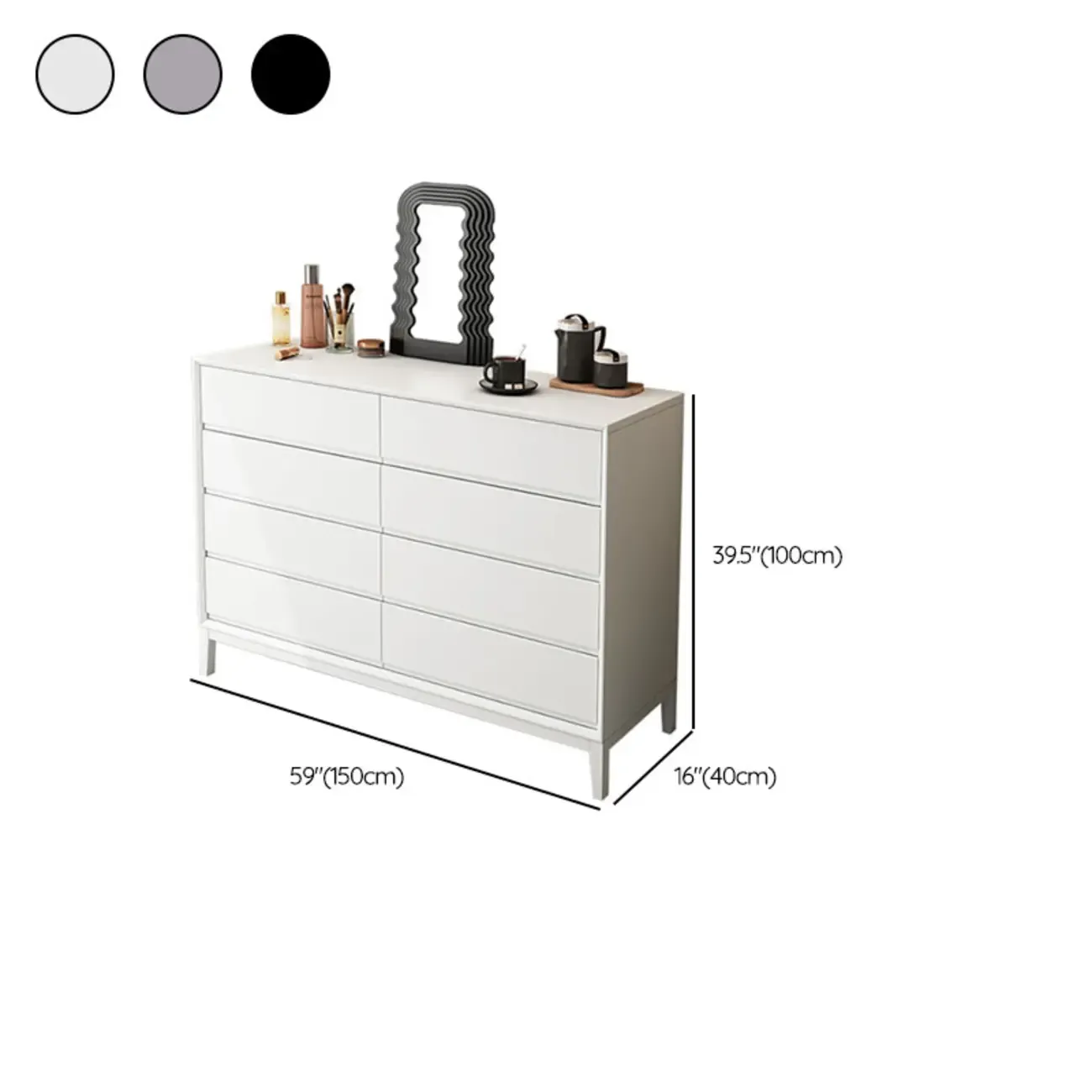 Dressers Wood Black Modern Style For The Parlor Image - 23