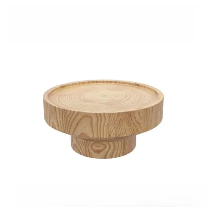Modern Solid Wooden Black Coffee Table with Unique Design Image - 7