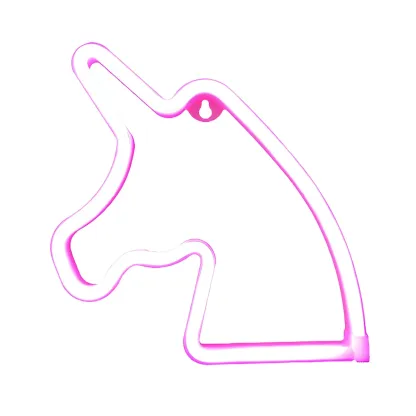 Kids Unicorn LED Linear Night Light for Desk and Wall Decor Image - 5