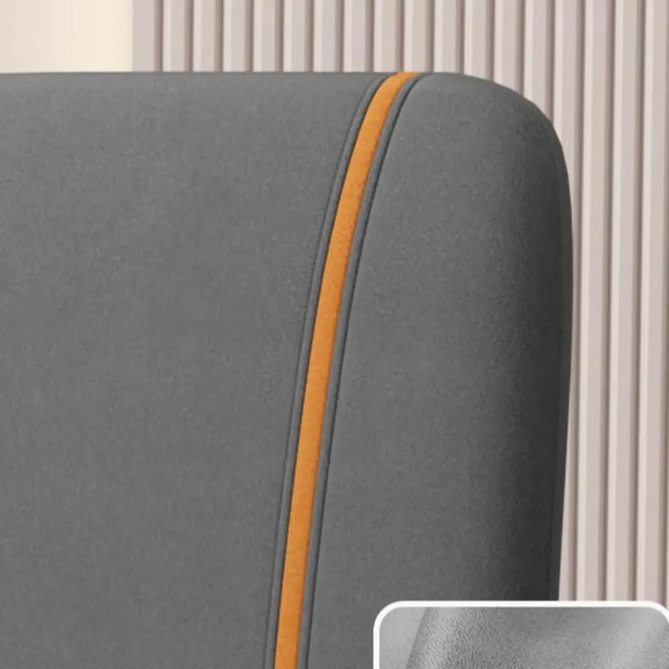 Upholstered Dining Chair Armless Solid Back with Multi Color Image - 10