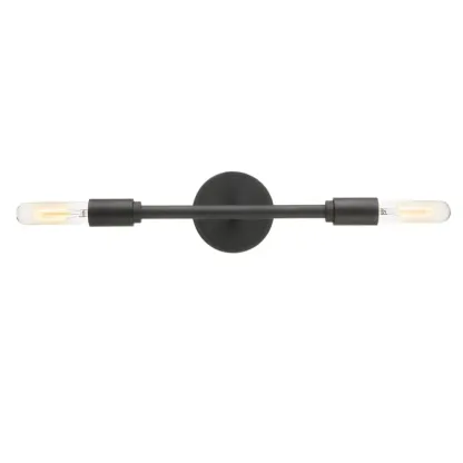Industrial 3 Black Head Vanity Light with Bulb Shade for Bathroom Mirror Image - 5