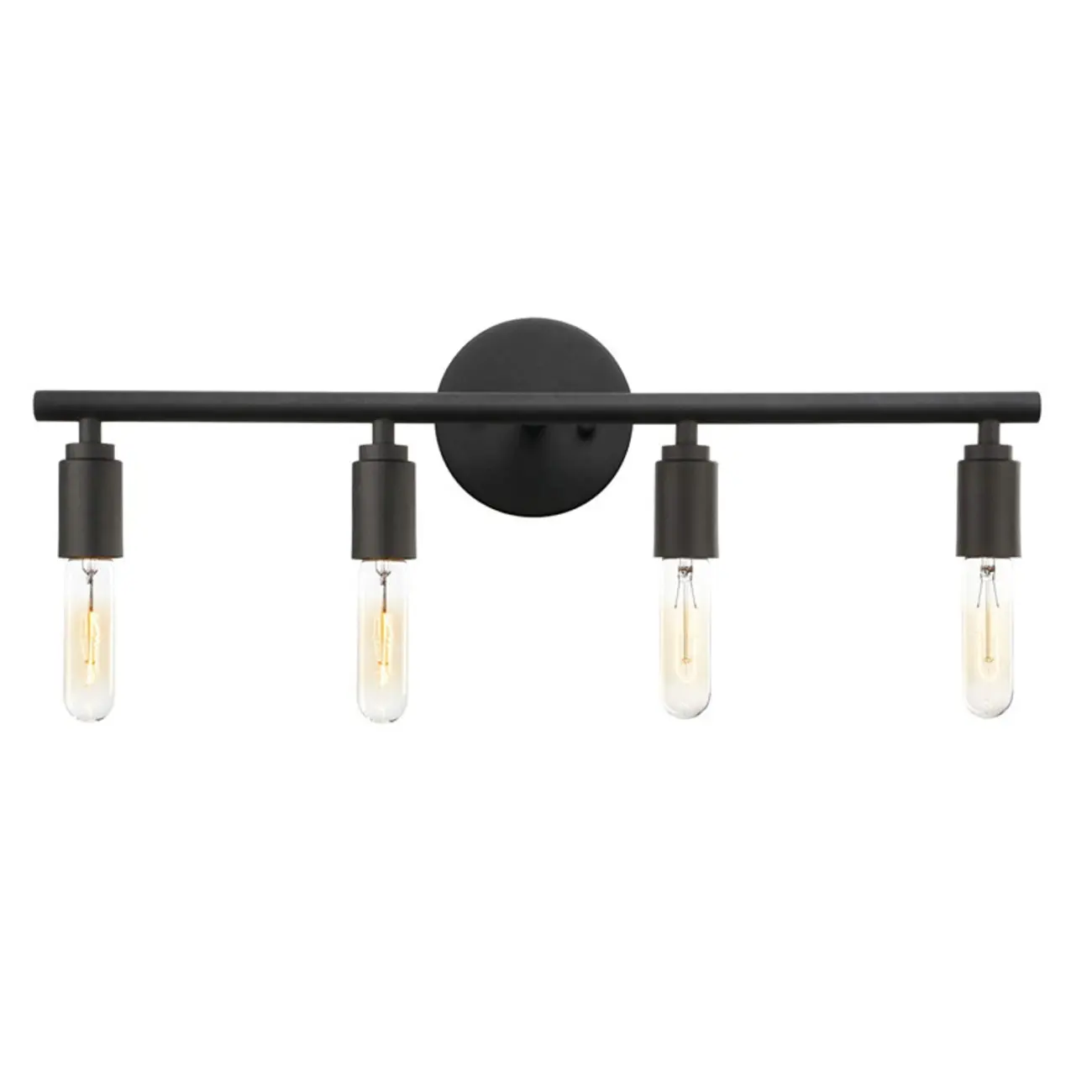 Industrial 3 Black Head Vanity Light with Bulb Shade for Bathroom Mirror Image - 6 | homeyfad
