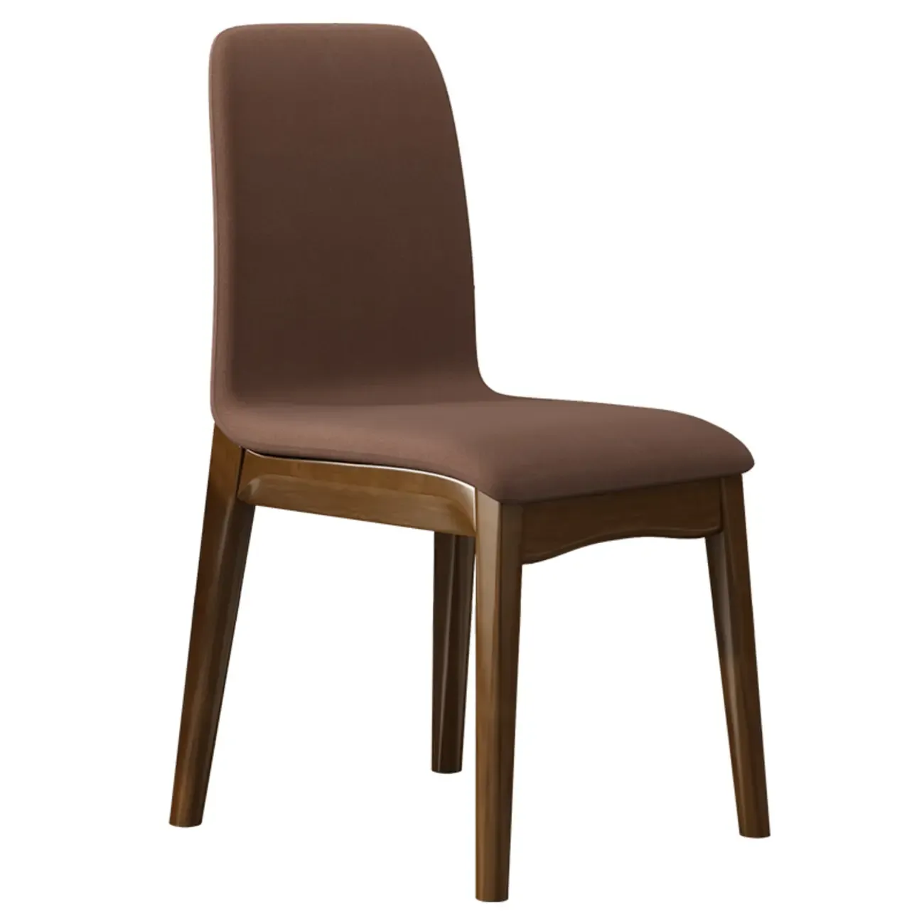 Upholstered Dining Chair Armless Solid Back with Multi Color Image - 13
