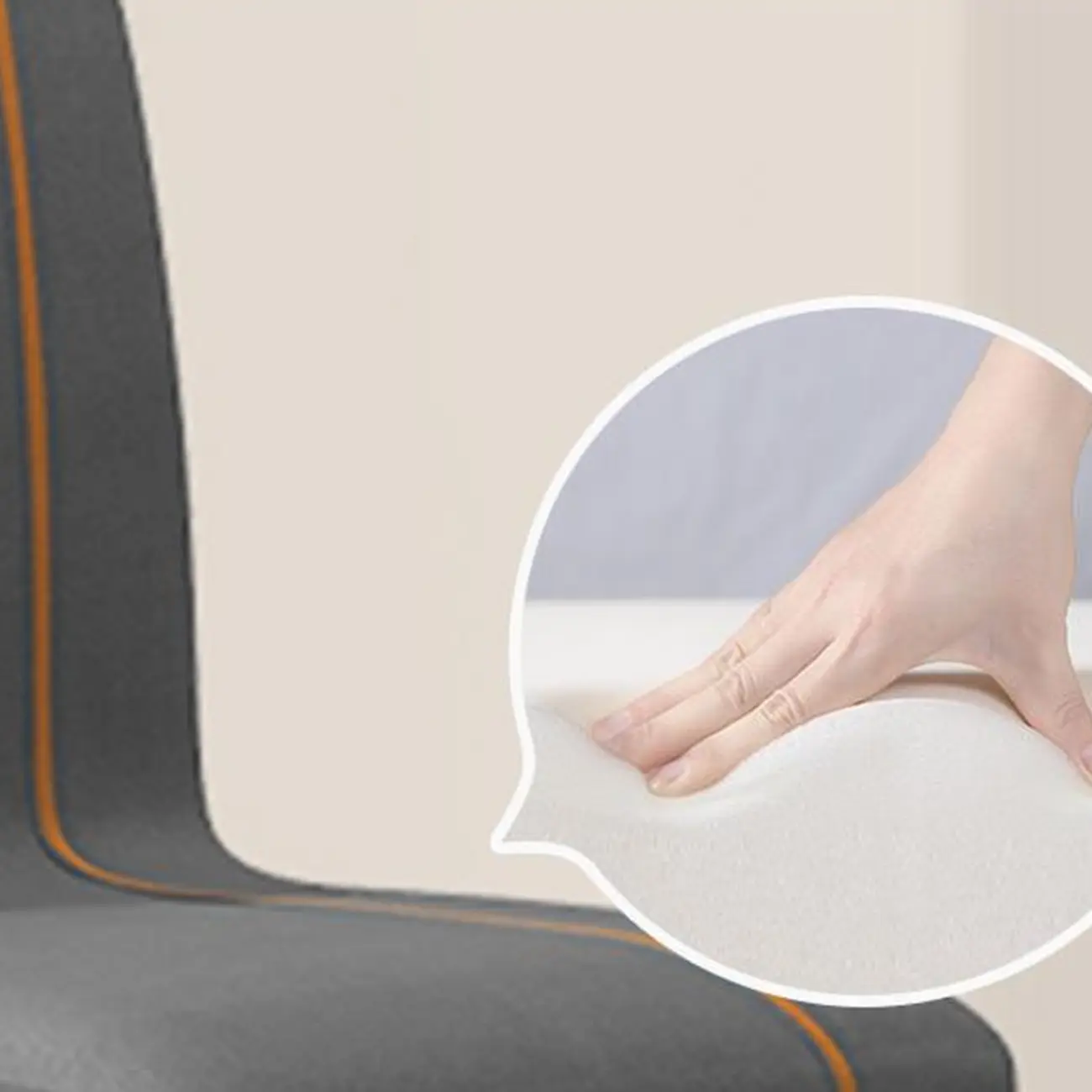 Upholstered Dining Chair Armless Solid Back with Multi Color Image - 14 | homeyfad