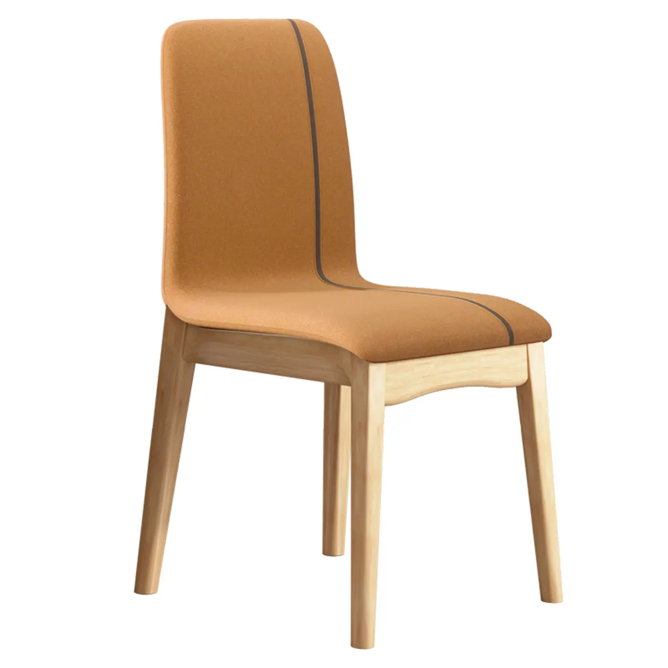 Upholstered Dining Chair Armless Solid Back with Multi Color Image - 19 | homeyfad