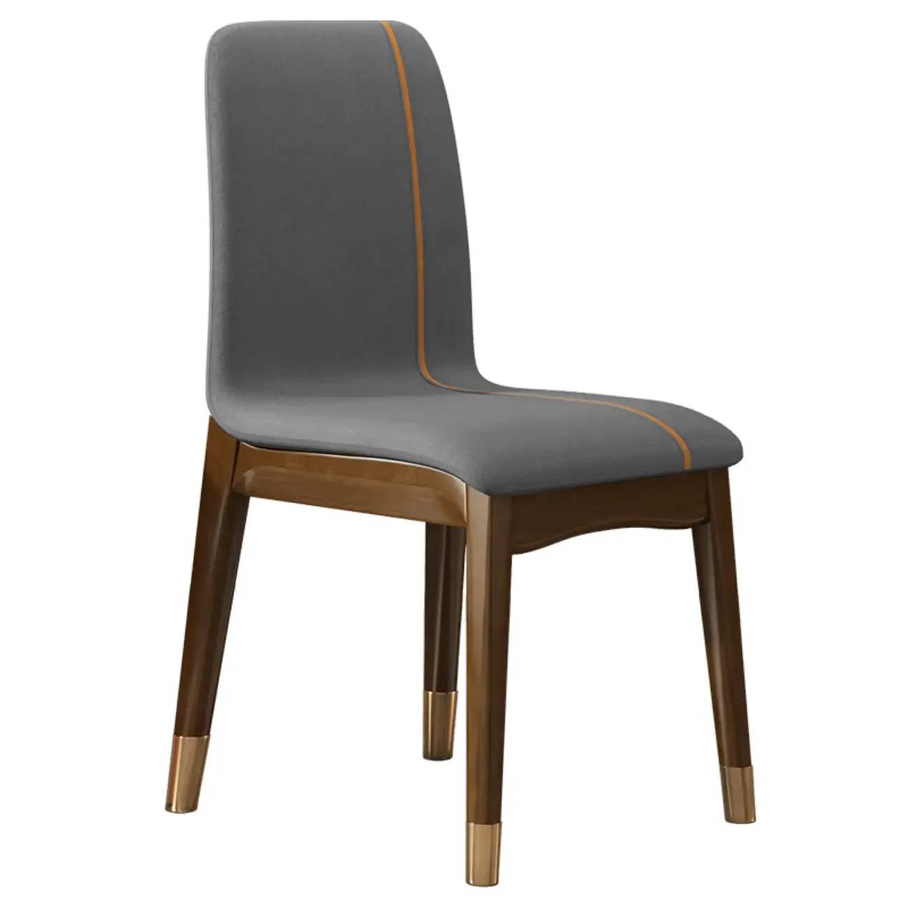 Upholstered Dining Chair Armless Solid Back with Multi Color Image - 22