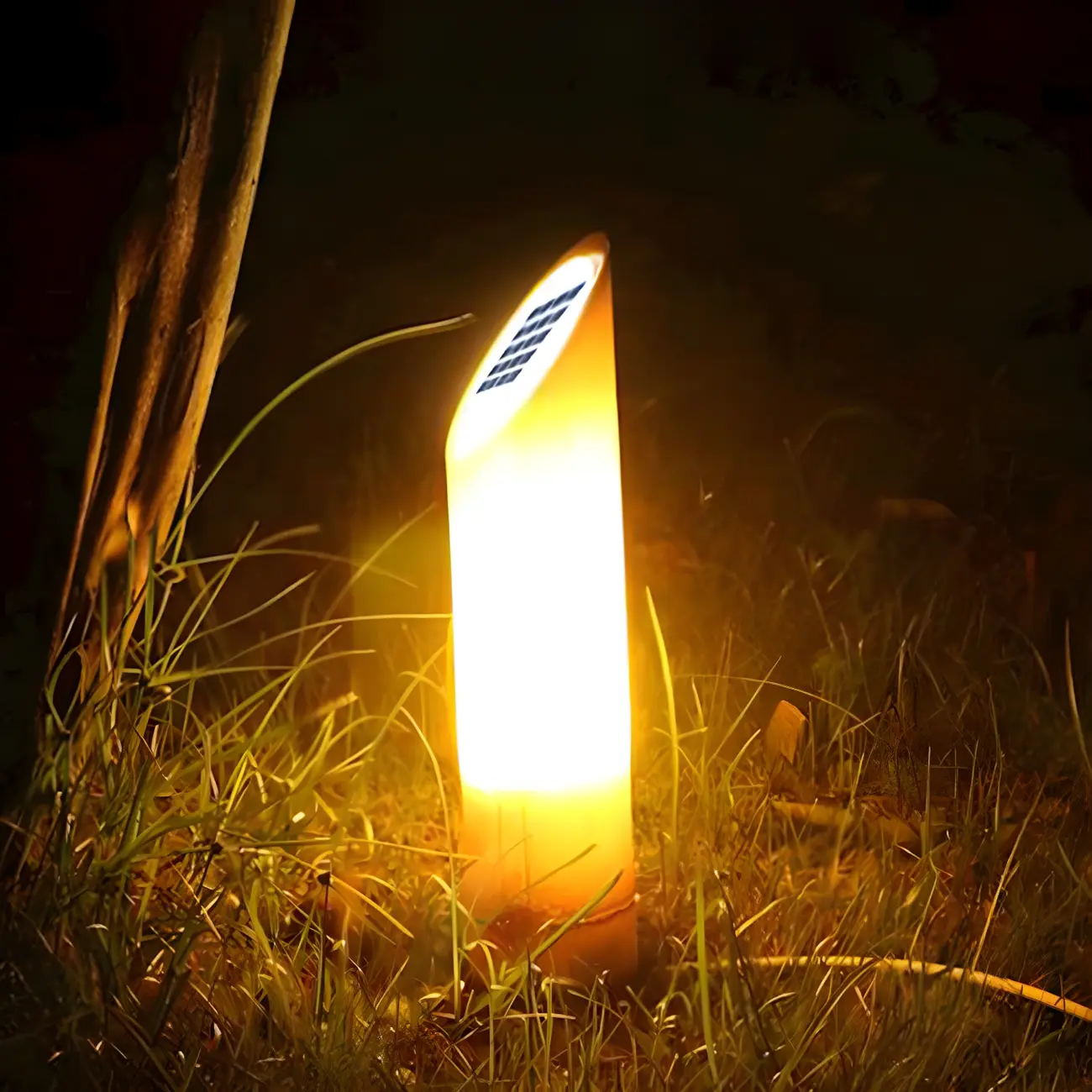 LED Green Bamboo Garden Light for Elegant Courtyard Illumination Image - 6 | homeyfad