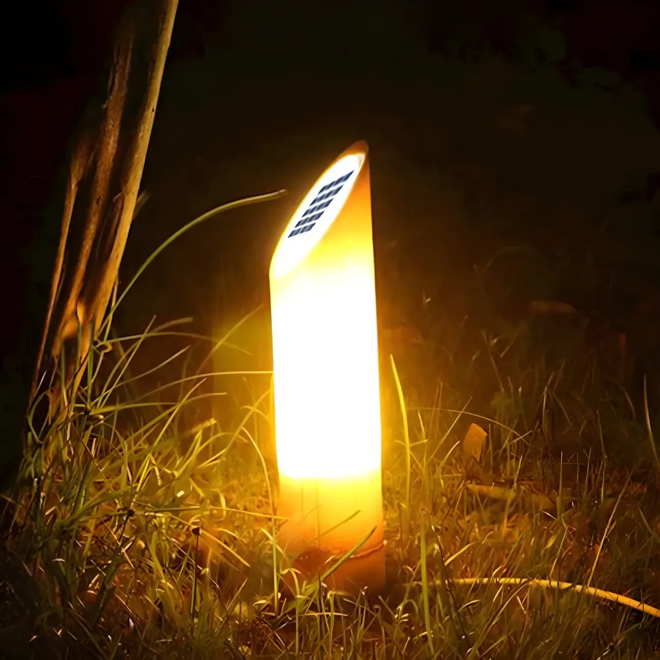 LED Green Bamboo Garden Light for Elegant Courtyard Illumination Image - 6