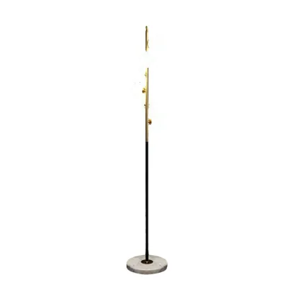 Unique 6-Light Modern Floor Lamp with Glass Globe Shades  Image - 7